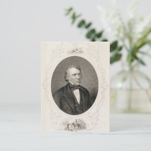 Generaal Zachary Taylor Briefkaart (Staand voorkant)