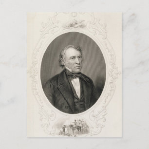 Generaal Zachary Taylor Briefkaart