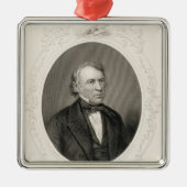 Generaal Zachary Taylor Metalen Ornament (Voorkant)
