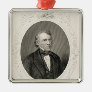 Generaal Zachary Taylor Metalen Ornament