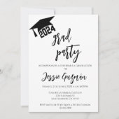 Generación 2024 invitación de graduación kaart (Voorkant)