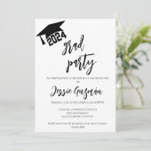 Generación 2024 invitación de graduación kaart (Staand voorkant)