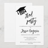 Generación 2024 invitación de graduación kaart (Voorkant / Achterkant)