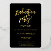 Generación 2025 invitación de graduación folie uitnodiging (Voorkant)