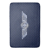 General Air Pilot Chrome like Wings Compass Badmat (Voorkant Verticaal)