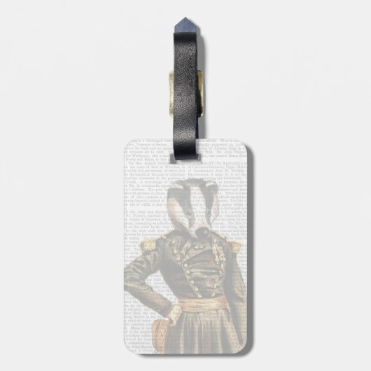 General Badger Bagagelabel (Achterkant verticaal)