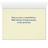 General Birthday Castle Howard Waterverf Painting (Binenzijde Horizontaal (Onderkant))