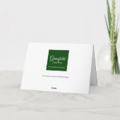 General Birthday Fisherman House Norway Waterverf Kaart (Achterkant)