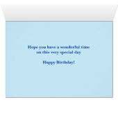 General Birthday Summer in Runswick Bay Waterverf (Binenzijde Horizontaal (Onderkant))