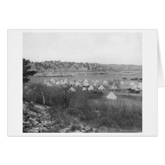 General Brook's kamp bij Pine Ridge (Voorkant Horizontaal)