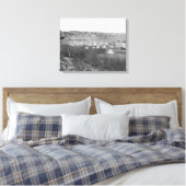 General Brook's kamp bij Pine Ridge Canvas Afdruk (Insitu (Slaapkamer))