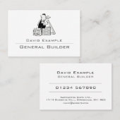 General Builder met Visitekaartje Illustratie (Voorkant / Achterkant)