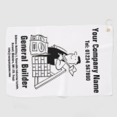 General Builder Promotion Golf Towel Golfhanddoek (Horizontaal)