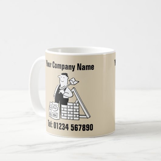 General Builder-services voor de bouw Koffiemok (Voorkant links)