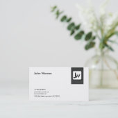 General Business Card Visitekaartje (Staand voorkant)