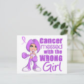 General Cancer Messing met het verkeerde meisje Briefkaart (Staand voorkant)
