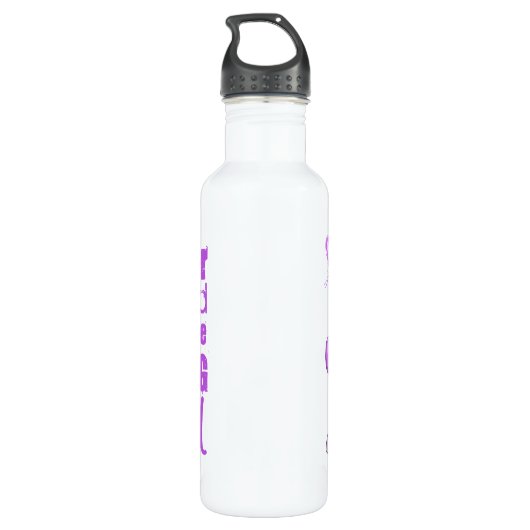 General Cancer Messing met het verkeerde meisje Waterfles (Achterkant)