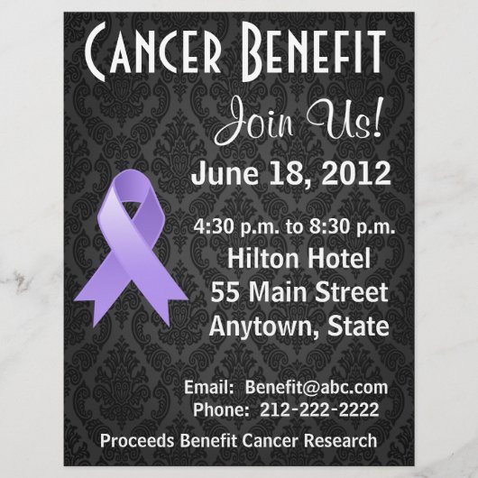 General Cancer Personalized Benefit Flyer (Voorkant)