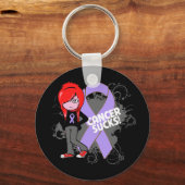 General Cancer Sucks Sleutelhanger (Voorkant)