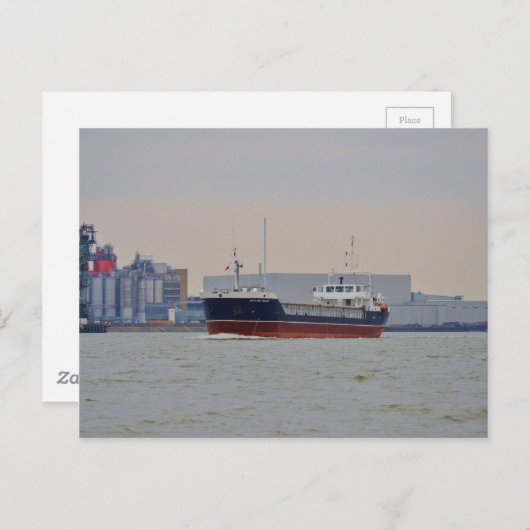 General Cargo Ship Shetland Trader Briefkaart (Voorkant / Achterkant)