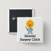 General Chick Button (Voorkant /achterkant)