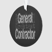 General Contractor Extraordinaire Ornament (voorkant)