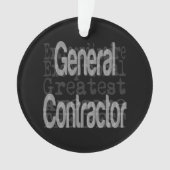 General Contractor Extraordinaire Ornament (voorkant)