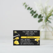 General Contractor HandyMan doet het alle Sjabloon Visitekaartje (Staand voorkant)