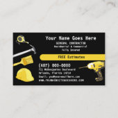 General Contractor HandyMan doet het alle Sjabloon Visitekaartje (Voorkant)