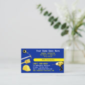 General Contractor HandyMan doet het alle Sjabloon Visitekaartje (Staand voorkant)