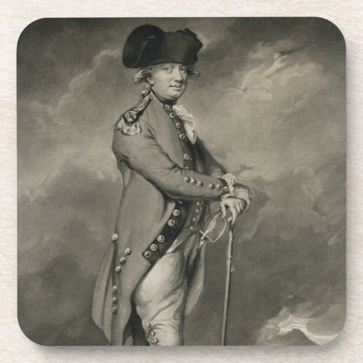 General Cornwallis (1738-1805), gegraveerd door Jo Bier Onderzetter (Voorkant)