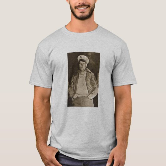 General Curtis Lemay en quote - grijs T-shirt (Voorkant)
