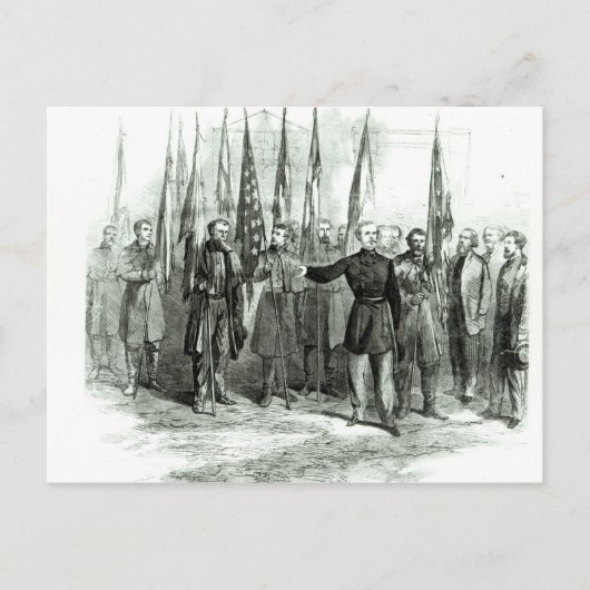 General Custer Briefkaart (Voorkant)