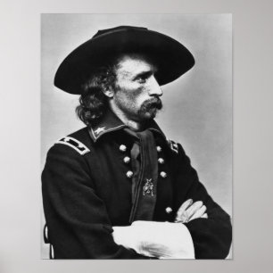 General Custer - Burgeroorlog Poster