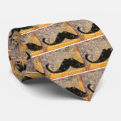 General Death Handlebar Mustache Stropdas (Opgerold)