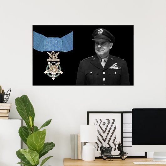 General Doolittle en The Medal of Honor Poster (Thuiskantoor)