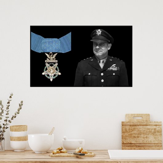 General Doolittle en The Medal of Honor Poster (Keuken)