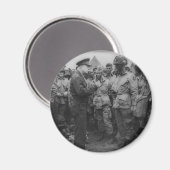 General Dwight D. Eisenhower met Paratroopers Magneet (Voorkant / Achterkant)