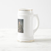 General Dwight Eisenhower 5 Star Painted Portret Bierpul (Voorkant rechts)