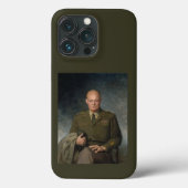 General Dwight Eisenhower 5 Star Painted Portret Case-Mate iPhone Case (Achterkant)