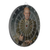 General Dwight Eisenhower 5 Star Painted Portret Dartbord (Voorkant Links)