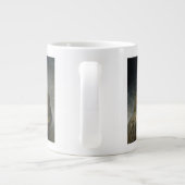 General Dwight Eisenhower 5 Star Painted Portret Grote Koffiekop (Achterkant)