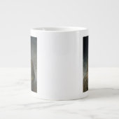 General Dwight Eisenhower 5 Star Painted Portret Grote Koffiekop (Voorkant)