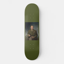 General Dwight Eisenhower 5 Star Painted Portret Persoonlijk Skateboard