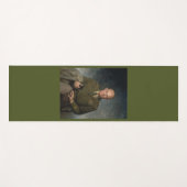 General Dwight Eisenhower 5 Star Painted Portret Yogamat (Voorkant (horizontaal))