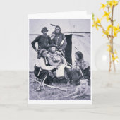 General George A. Custer (1839-76) met zijn Indiër Kaart (Gele Bloem)