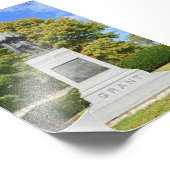 General Grant Statue, Fort Leavenworth, Kansas Foto Afdruk (Hoek)