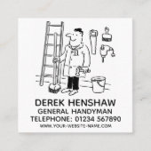 General Handyman Square Visitekaartje (Voorkant)