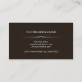 General Internist - Border Wood Grain Visitekaartje (Achterkant)