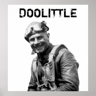 General Jimmy Doolittle - WW2 Hero Poster